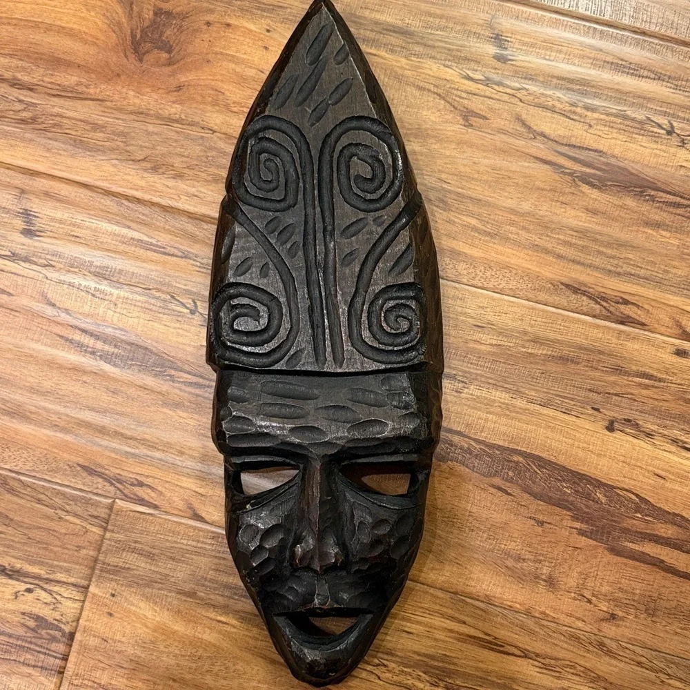 African Wooden Tribal Masks Set of 3